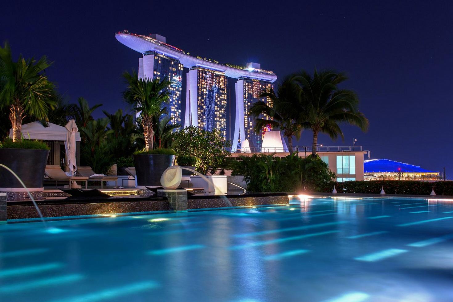 Pool at Night