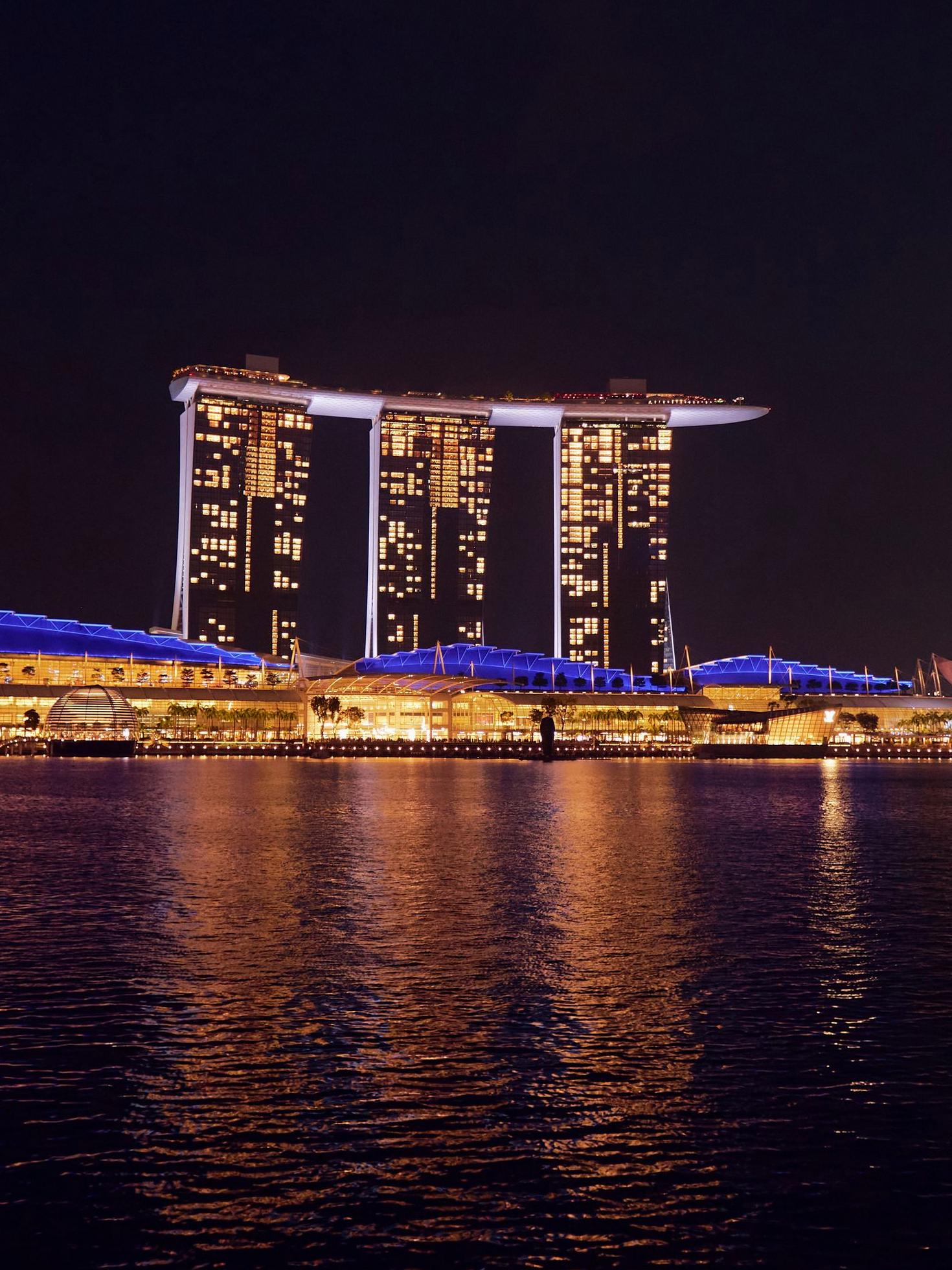 Glamorous Casino Resort at Night
